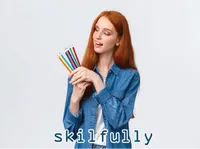 Định nghĩa của từ <b>skilfully</b>