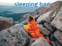 Định nghĩa của từ <b>sleeping bag</b>