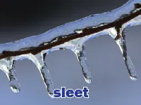 Định nghĩa của từ <b>sleet</b>