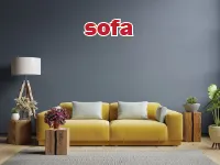 Định nghĩa của từ <b>sofa</b>