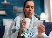 Định nghĩa của từ <b>sore</b>