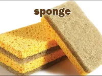 Định nghĩa của từ <b>sponge</b>