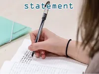 Định nghĩa của từ <b>statement</b>