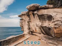 Định nghĩa của từ <b>steep</b>