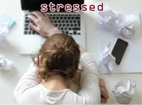 Định nghĩa của từ <b>stressed</b>