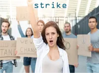 Định nghĩa của từ <b>strike</b>