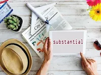 Định nghĩa của từ <b>substantial</b>