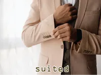 Định nghĩa của từ <b>suited</b>