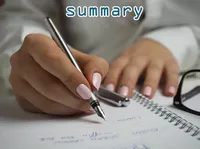 Định nghĩa của từ <b>summary</b>