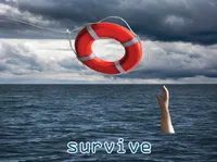 Định nghĩa của từ <b>survive</b>