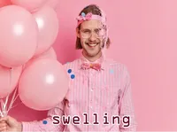 Định nghĩa của từ <b>swelling</b>