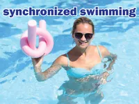 Định nghĩa của từ <b>synchronized swimming</b>