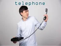 Định nghĩa của từ <b>telephone</b>