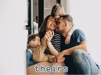 Ý nghĩa của từ vựng <b>theirs</b>