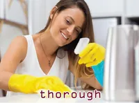 Định nghĩa của từ <b>thorough</b>