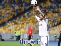 Định nghĩa của từ <b>throw-in</b>