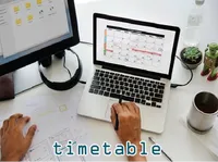 Định nghĩa của từ <b>timetable</b>
