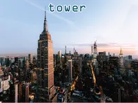 Định nghĩa của từ <b>tower</b>
