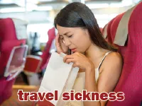Định nghĩa của từ <b>travel sickness</b>