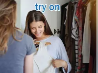 Định nghĩa của từ <b>try on</b>