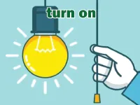 Định nghĩa của từ <b>turn on</b>
