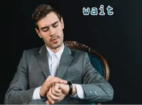 Định nghĩa của từ <b>wait</b>