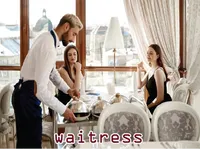 Định nghĩa của từ <b>waitress</b>