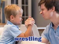 Định nghĩa của từ <b>wrestling</b>