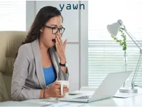 Định nghĩa của từ <b>yawn</b>